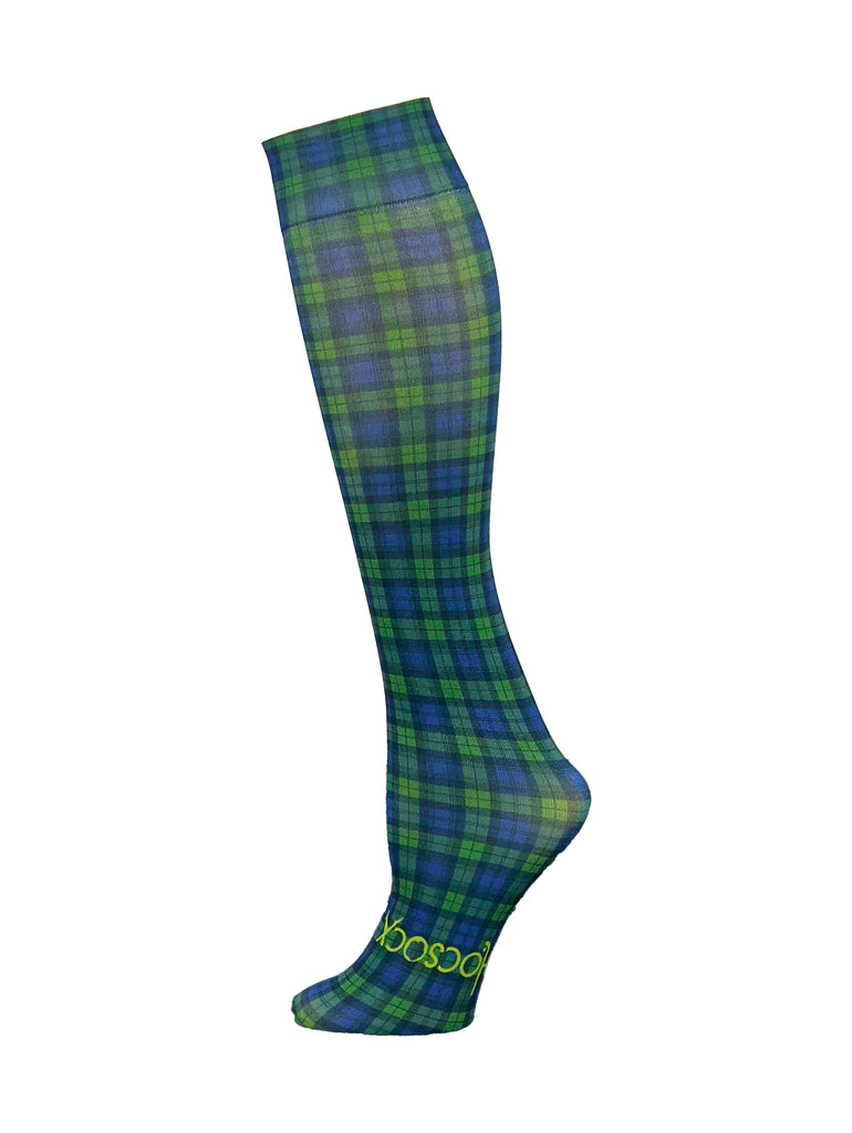 Blue Plaid Sock