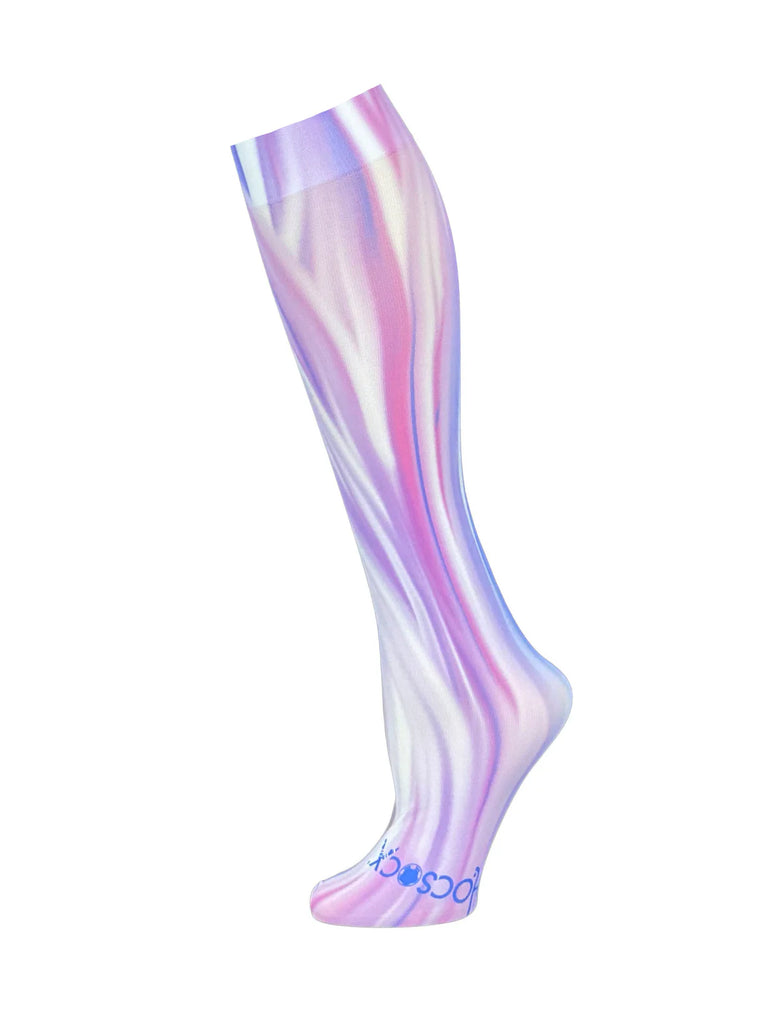 Purple Waves Sock
