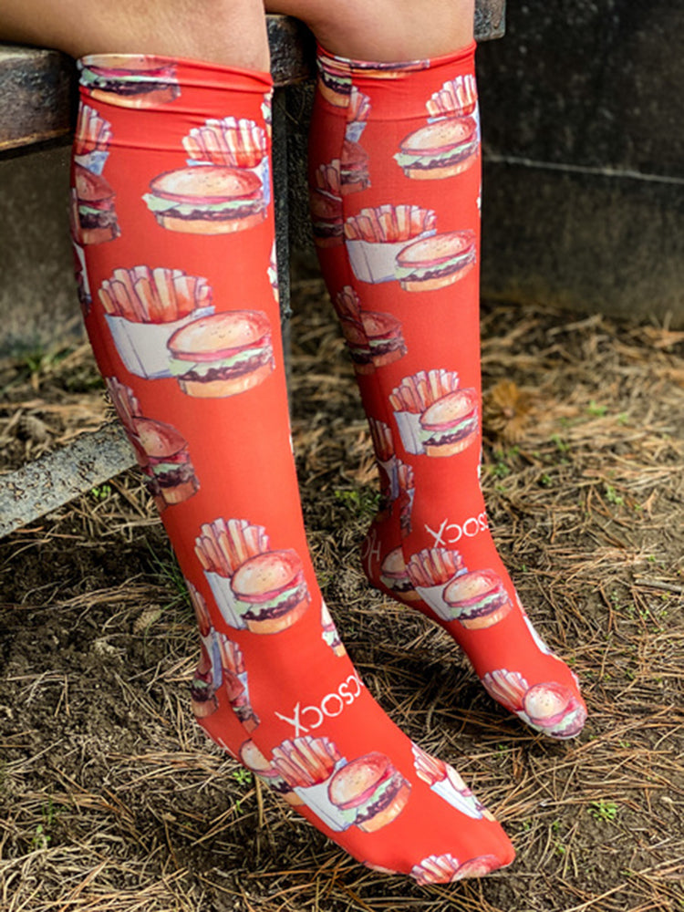 Burger & Fries Sock