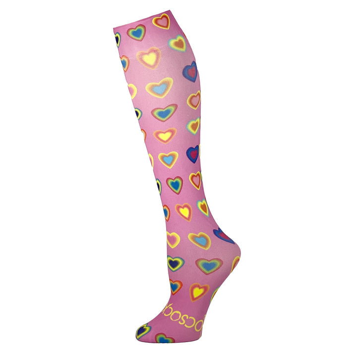Neon Hearts Sock